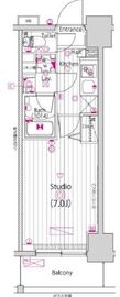 ガーラ・リバースクエア横濱南 6階 間取り図