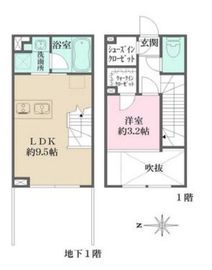 La Perla Jiyugaoka 111 間取り図
