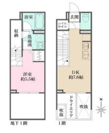 La Perla Jiyugaoka 101 間取り図