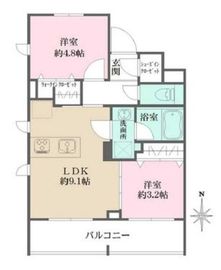 La Perla Jiyugaoka (ラペルラ自由が丘) 303 間取り図