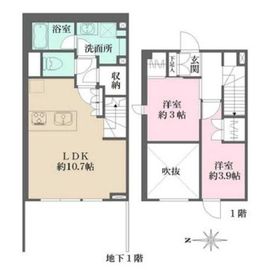 La Perla Jiyugaoka (ラペルラ自由が丘) 112 間取り図