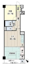 NICハイム中目黒 9階 間取り図