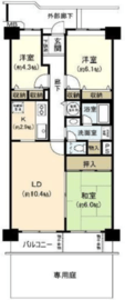 ファミリータウン東陽 1階 間取り図