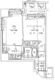 クレアール神田 3階 間取り図