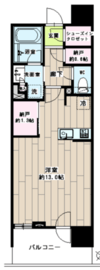 リビオ横濱反町 7階 間取り図
