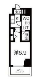 スパシエ東神奈川 802 間取り図