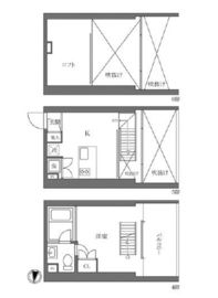 栖倭館 501 間取り図