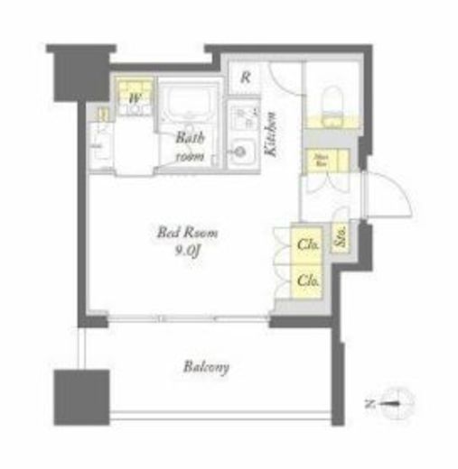 プライムメゾン錦糸町 10F2 間取り図