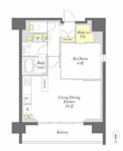 プライムメゾン錦糸町 12F5 間取り図