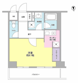 コンフォリア赤羽岩淵 209 間取り図