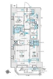 デュオステージ北千住Ⅲ 4階 間取り図