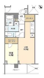 Daffitto天王洲 (ダフィット天王洲) 101 間取り図