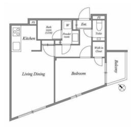 ACP RESIDENCE 新江古田 203 間取り図