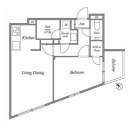 ACP RESIDENCE 新江古田 303 間取り図