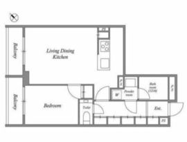 ACP RESIDENCE 新江古田 206 間取り図