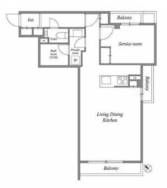 ACP RESIDENCE 新江古田 301 間取り図