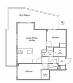 ACP RESIDENCE 新江古田 504 間取り図
