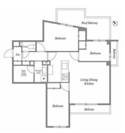ACP RESIDENCE 新江古田 501 間取り図