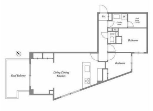 ACP RESIDENCE 新江古田 502 間取り図