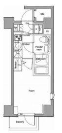 プレミアムキューブ横浜DEUX 2階 間取り図