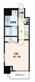 グランティアラ芝大門 5階 間取り図