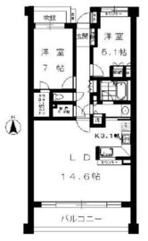 恵比寿シティハウス 4階 間取り図