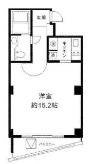 H&M南青山イースト 302 間取り図