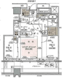 ザ・タワー横須賀中央 35階 間取り図