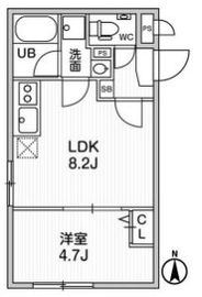 THE PALMS三鷹2 (ザ・パームス三鷹2) 201 間取り図