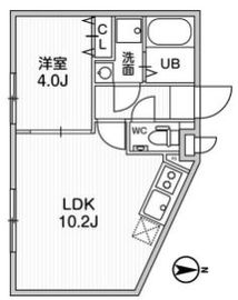 THE PALMS三鷹2 (ザ・パームス三鷹2) 202 間取り図