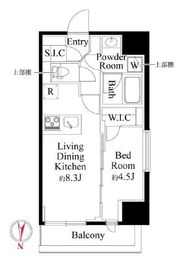 CLK南千住 502 間取り図