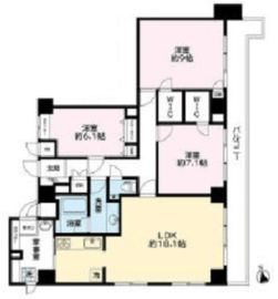 アルカンシエル横浜山下公園 10階 間取り図