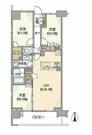 シティテラス成増 13階 間取り図
