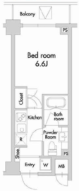 プライムアーバン田園調布南 402 間取り図