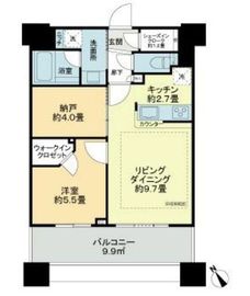 アウルタワー 26階 間取り図