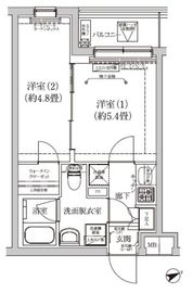アイルグランデ品川 3階 間取り図
