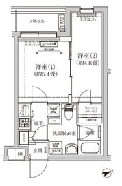 アイルグランデ品川 1階 間取り図