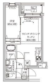 アイルグランデ品川 1階 間取り図