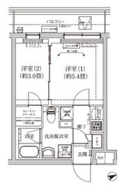 アイルグランデ品川 5階 間取り図