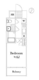 GENOVIA阪東橋Ⅱskygarden (ジェノヴィア阪東橋2スカイガーデン) 3階 間取り図