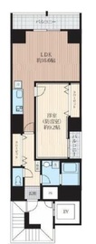 VORT山吹町レジデンス 301 間取り図