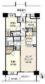 ファミール表参道ベルファース 12階 間取り図