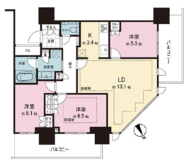 THE TOWER JUJO (ザ・タワー十条) 20階 間取り図