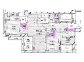東急ドエルアルス桜新町 4階 間取り図