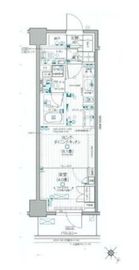デュオステージ関内Ⅱ 7階 間取り図