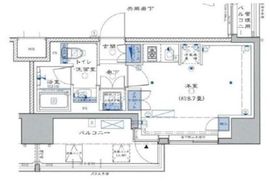 リビオレゾン勝どきnex 2階 間取り図