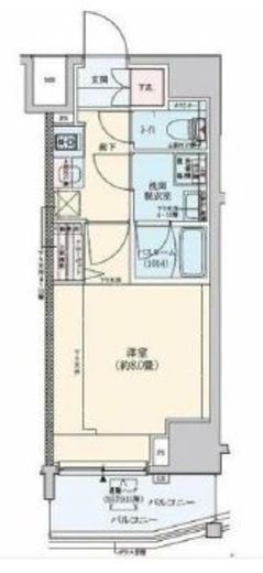 ロアール赤羽 5階 間取り図