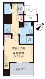 N・Y根津八重垣 206 間取り図