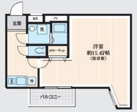 (仮)サウンドフリー東池袋 402 間取り図