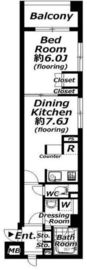 グローリオ大井町 3階 間取り図